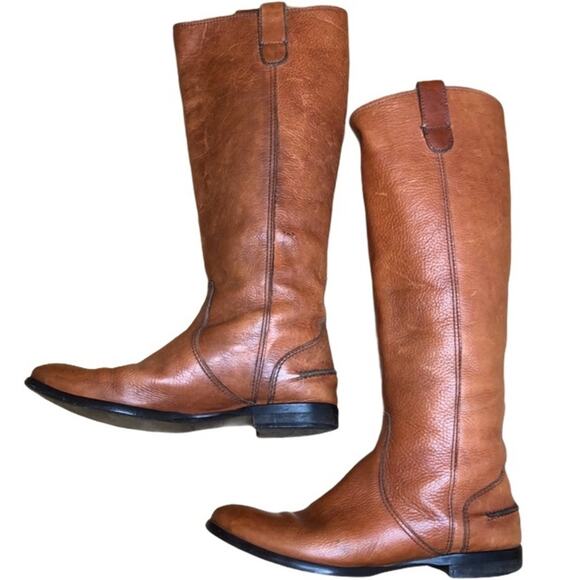 Madewell cognac leather 1937 Archive Riding Boot - Picture 3 of 8
